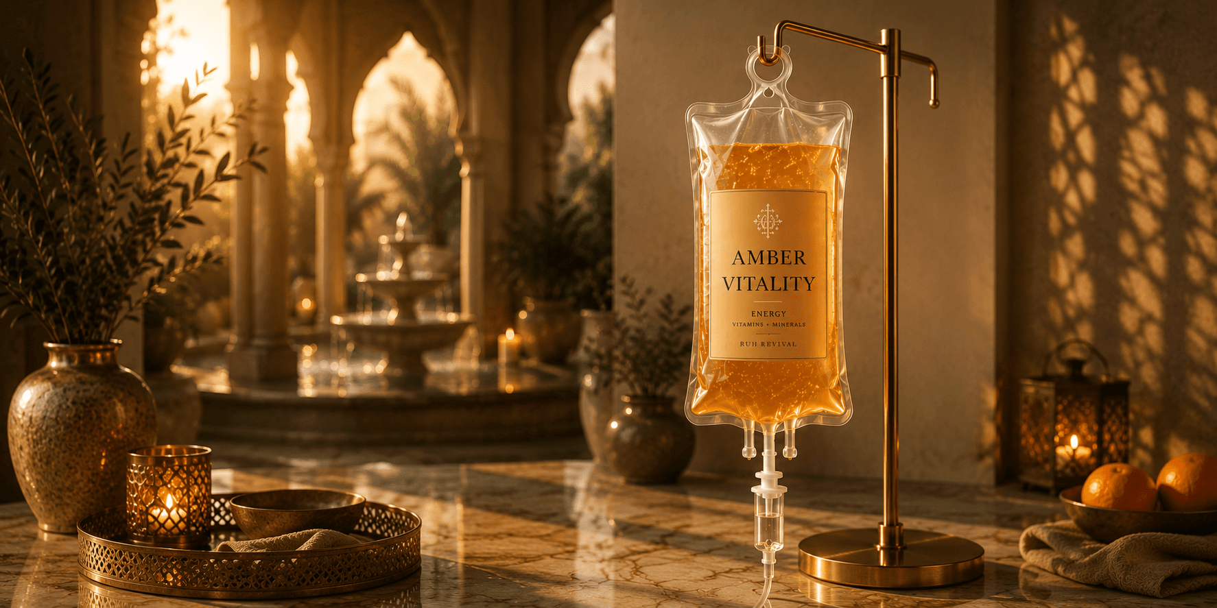 Amber Vitality IV bag