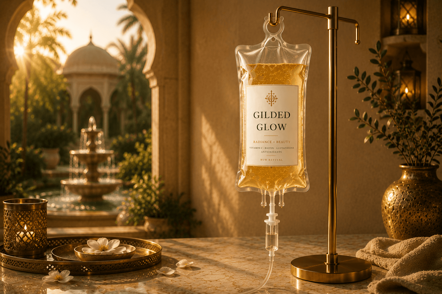 Gilded Glow IV bag